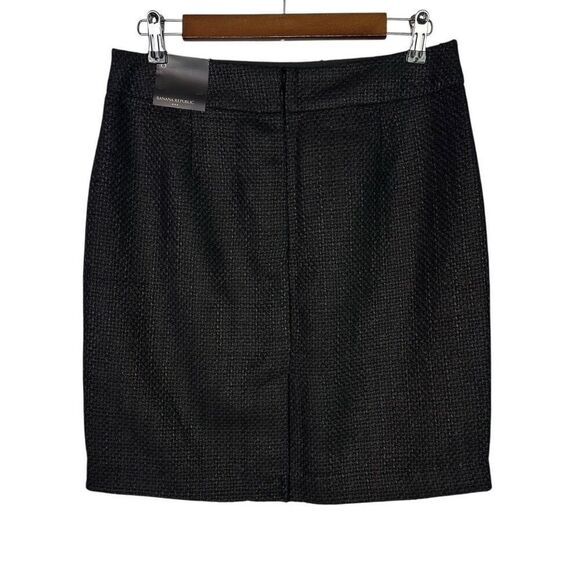 Banana Republic size 8 Woven Tweed Textured Pencil Skirt NEW - Picture 2 of 10